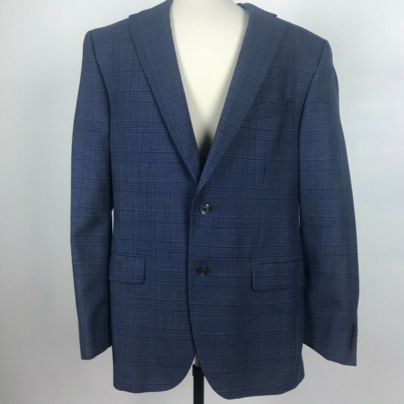 Jay Wolf Suits & Blazers Jay Wolf Los Angeles Blue Glen Plaid Blazer